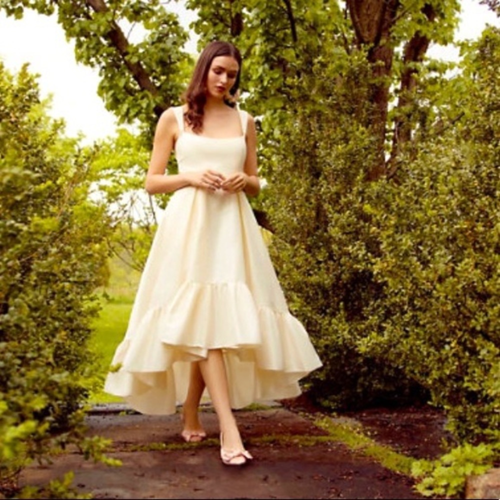 Never worn! BHLDN Sachin & Babi Kaley Dress in Ivory. Hi-low. Pockets!!